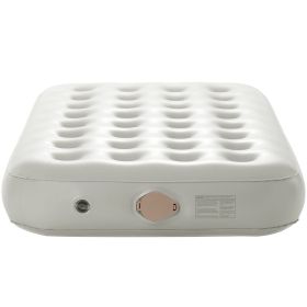 Air Mattress with Frame & Pump 1 Person Blow Up Camping Mattress 300lbs