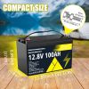 12V lithium battery 12V100AH RV lithium battery outdoor lithium battery LiFePO4 energy storage battery