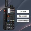 Outdoorfun BAOFENG GMRS Ham Radio UV-5RH (Upgrade of UV-5R), Handheld Two Way Radio Long Range with NOAA, 999 Channels,Copy Frequency,USB-C Charging