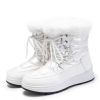 Winter new high tube warm large size women's shoes plus velvet snow boots fashion women's boots 36-43