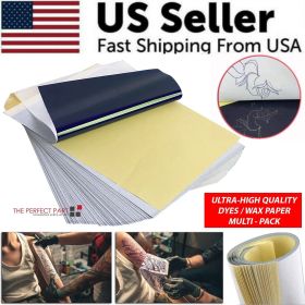Tattoo Transfer Paper Stencil Carbon Thermal Tracing Hectograph Supplies Sheets (Pack: 10 Pack)