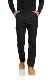 Men's Hiking Cargo Pants Lightweight Quick-Dry Waterproof Stretch Work Fishing Travel Outdoor Pants with 6 Pockets (size: 40)