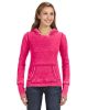Ladies' Zen Pullover Fleece Hooded Sweatshirt - CEMENT - XS