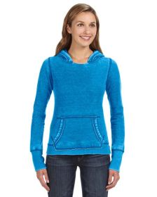 Ladies' Zen Pullover Fleece Hooded Sweatshirt - CEMENT - XS (Color: OCEANBERRY, size: XL)