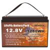 12V 100 AH,  Marine Rechargeable Battery, High Self-Discharge Rate 800A Current, for Solar Marine Off-Grid Applications  Backup Battery System