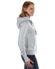 Ladies' Zen Full-Zip Fleece Hooded Sweatshirt - CEMENT - XS