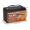 12V 100 AH,  Marine Rechargeable Battery, High Self-Discharge Rate 800A Current, for Solar Marine Off-Grid Applications  Backup Battery System