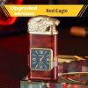 "Premium Dual Jet Lighter – Adjustable Windproof Flame for Cigars & Outdoor Use – No Butane"