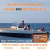 12V 100 AH,  Marine Rechargeable Battery, High Self-Discharge Rate 800A Current, for Solar Marine Off-Grid Applications  Backup Battery System