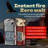 "Premium Dual Jet Lighter – Adjustable Windproof Flame for Cigars & Outdoor Use – No Butane"