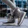 Winter new high tube warm large size women's shoes plus velvet snow boots fashion women's boots 36-43